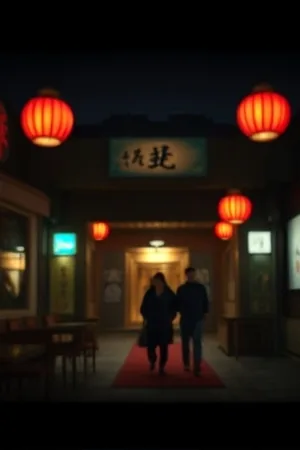 长夜将尽竖版封面，天边泛白前的长街路灯